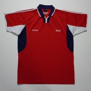 Vintage Kopa Costa Rica Soccer Jersey Men’s Medium Red Blue White c.2000 Footbal